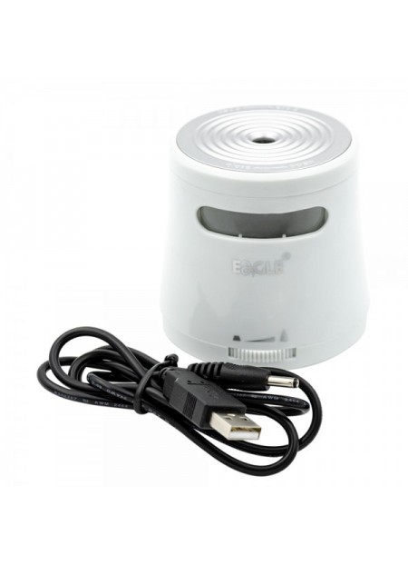 Ascutitoare electrica Eagle TY48USB, alimentare USB / 2 baterii AA neincluse, 1 orificiu, 6-8mm, plastic, alb