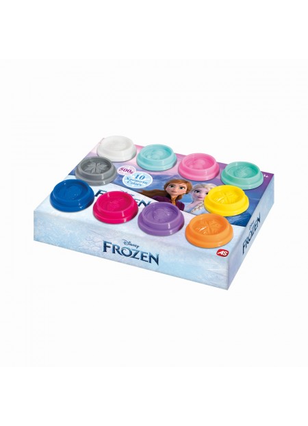 SET 10 BORCANASE DE PLASTILINA FROZEN IN AMBALAJ DE CARTON