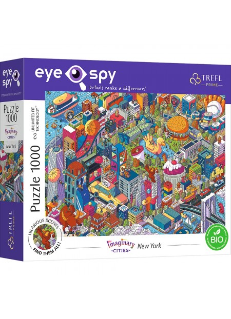 PUZZLE TREFL 1000 UFT EYE SPY NEW YORK