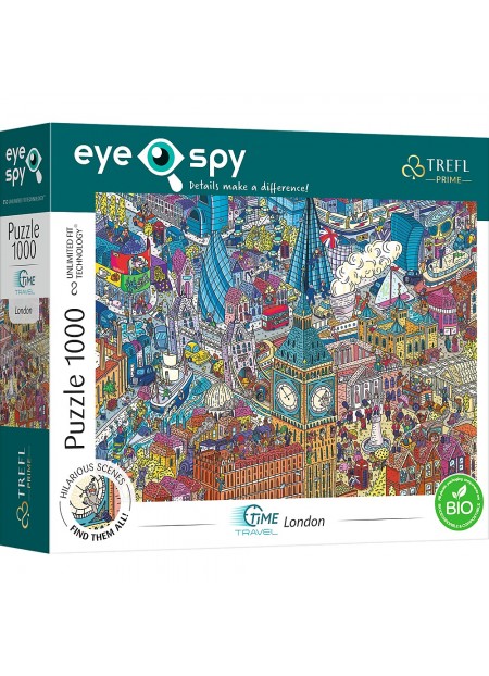 PUZZLE TREFL 1000 UFT EYE SPY TRAVEL LONDRA