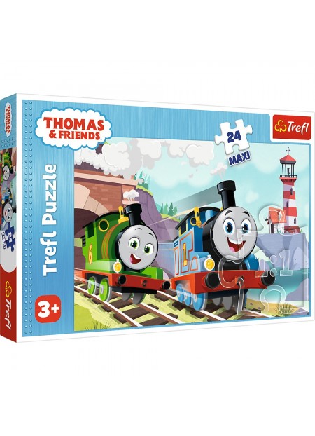 PUZZLE TREFL 24 MAXI THOMAS TOM SI PERCY PE LINII