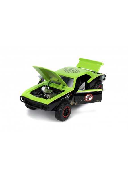 JADA MASINUTA METALICA TESTOASELE NINJA RAPHAEL CHEVY CAMARO 1:24