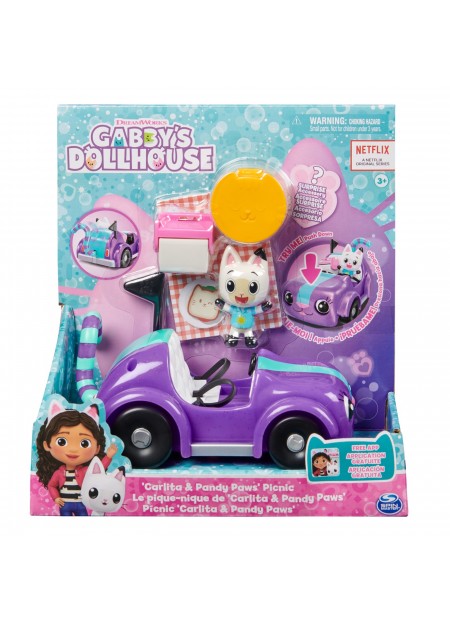 GABBYS DOLLHOUSE VEHICUL CU FIGURINA