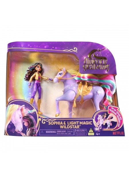 UNICORN ACADEMY SET PAPUSA SOPHIA SI UNICORNUL LIGHTSTAR