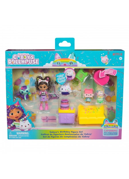 GABBYS DOLLHOUSE SET FIGURINE PENTRU ZIUA DE NASTERE A LUI CAKEY