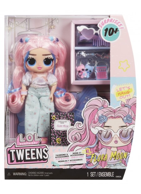 L.O.L. SURPRISE! TWEENS PAPUSA FASHIONISTA FLORA MOON CU SURPRIZE