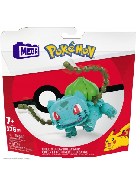 POKEMON MEGA CONSTRUX SET DE CONSTRUCTIE BULBASAUR