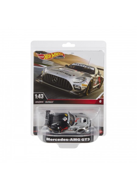 HOT WHEELS PREMIUM REAL RIDERS MASINUTA METALICA MERCEDES AMG GT3 SCARA 1:43