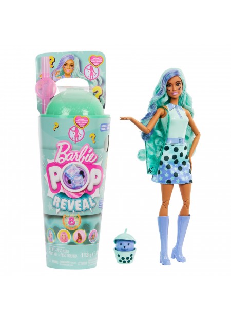 BARBIE POP REVEAL BUBBLE TEA PAPUSA BARBIE GREEN TEA